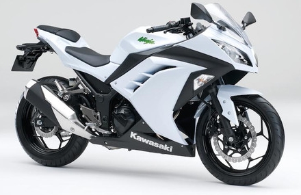 ９月１日 白のninja 250発売 バイク乗る乗って楽しい ２